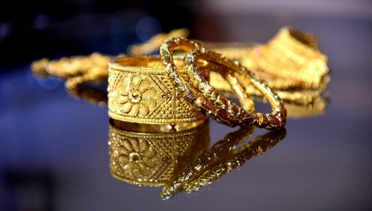 Antique Gold Kangan Gold Kangan Gold Kadas Brass - Image 3