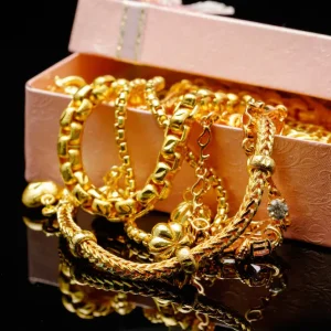 Sterling Silver Infinity Bracelet with Cubic Zirconia